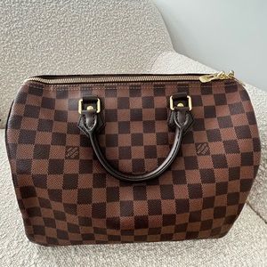 speedy 30 damier ebene bandouliere - excellent condition